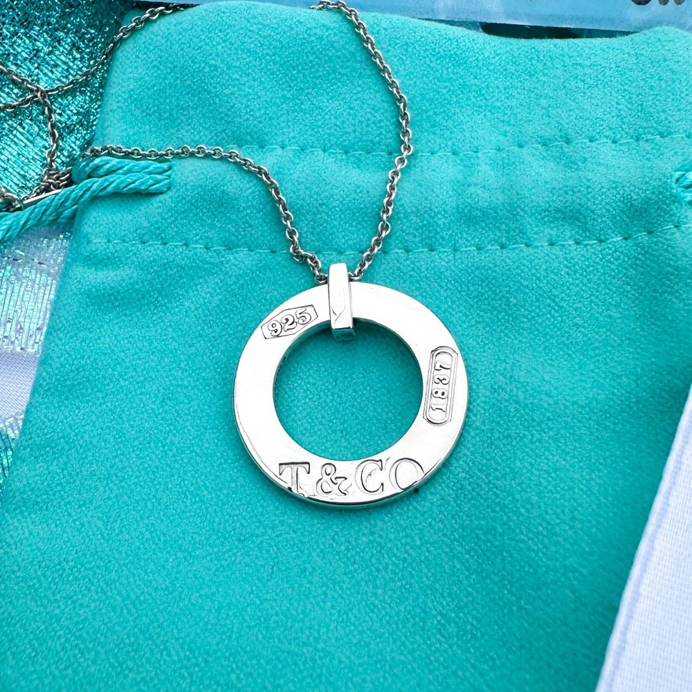 Tiffany and Co Retired 1837 Necklace Sterling Silver